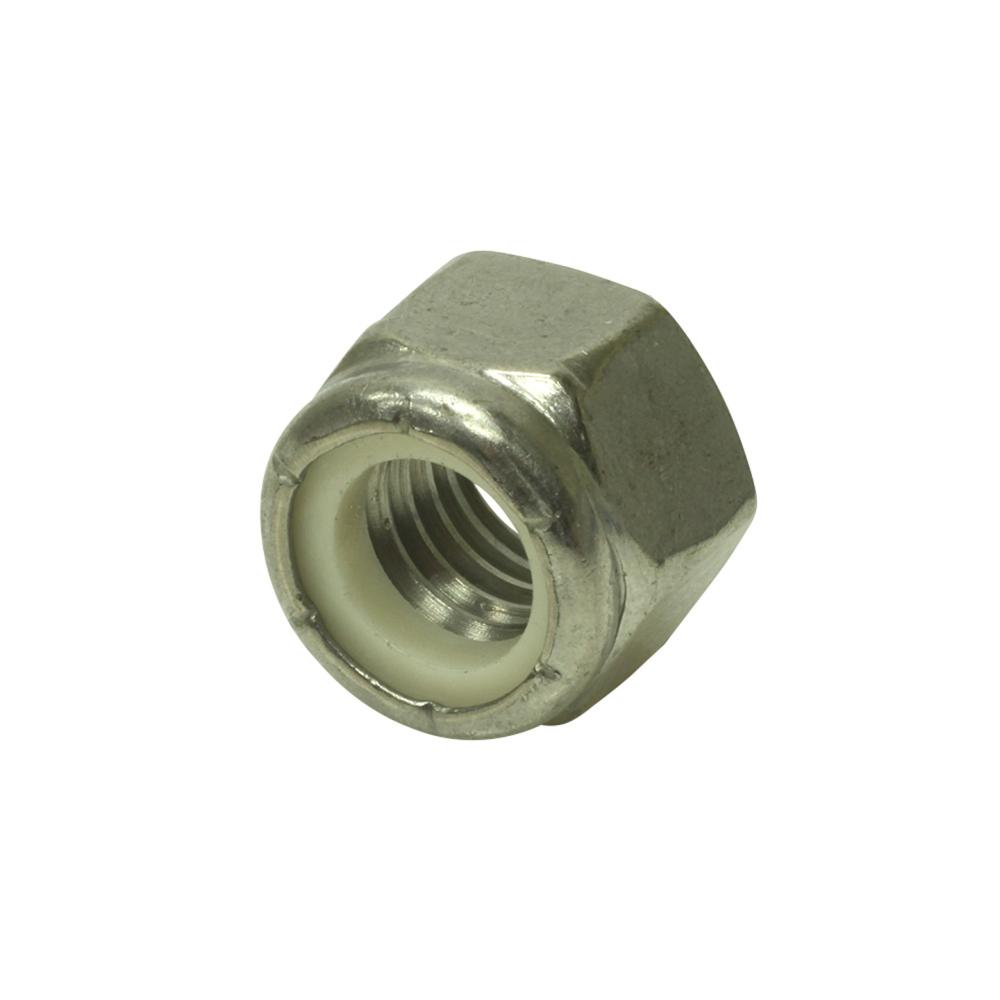 Hexagonal Nylon Lock Nut 1/2-13 - Stainless Steel 18-8 Hexagonal Nylon Lock Nut 1/2-13 - Stainless Steel 18-8