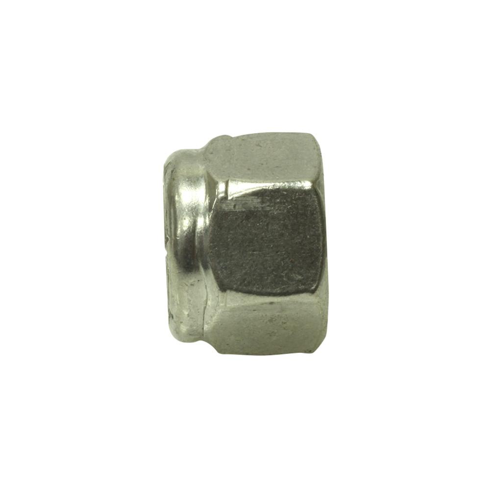 Hexagonal Nylon Lock Nut 1/2-13 - Stainless Steel 18-8 Hexagonal Nylon Lock Nut 1/2-13 - Stainless Steel 18-8
