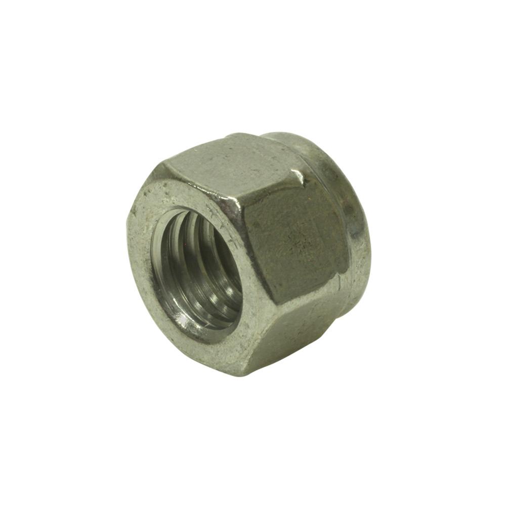 Hexagonal Nylon Lock Nut 1/2-13 - Stainless Steel 18-8 Hexagonal Nylon Lock Nut 1/2-13 - Stainless Steel 18-8