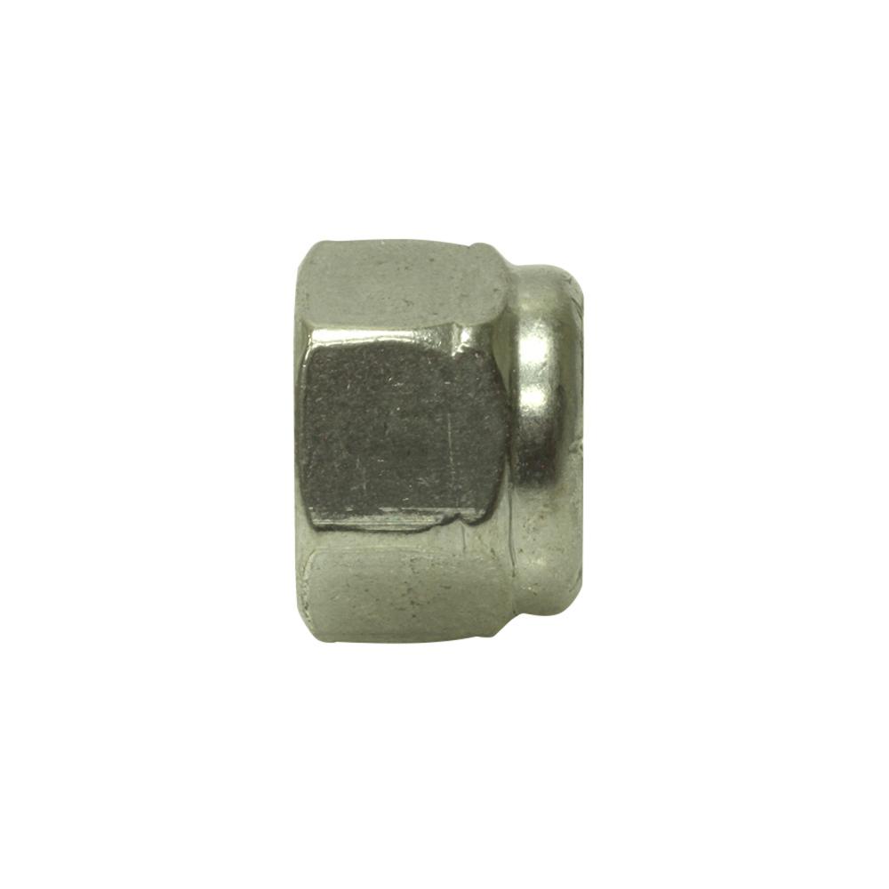 Hexagonal Nylon Lock Nut 1/2-13 - Stainless Steel 18-8 Hexagonal Nylon Lock Nut 1/2-13 - Stainless Steel 18-8