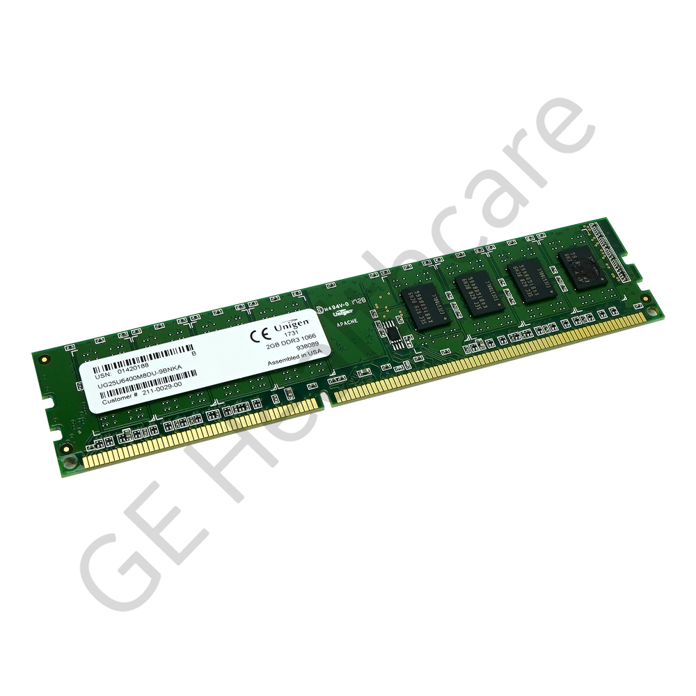Memory DDR3 2GB Dual in-Line Memory Module 240 Pixels Pin