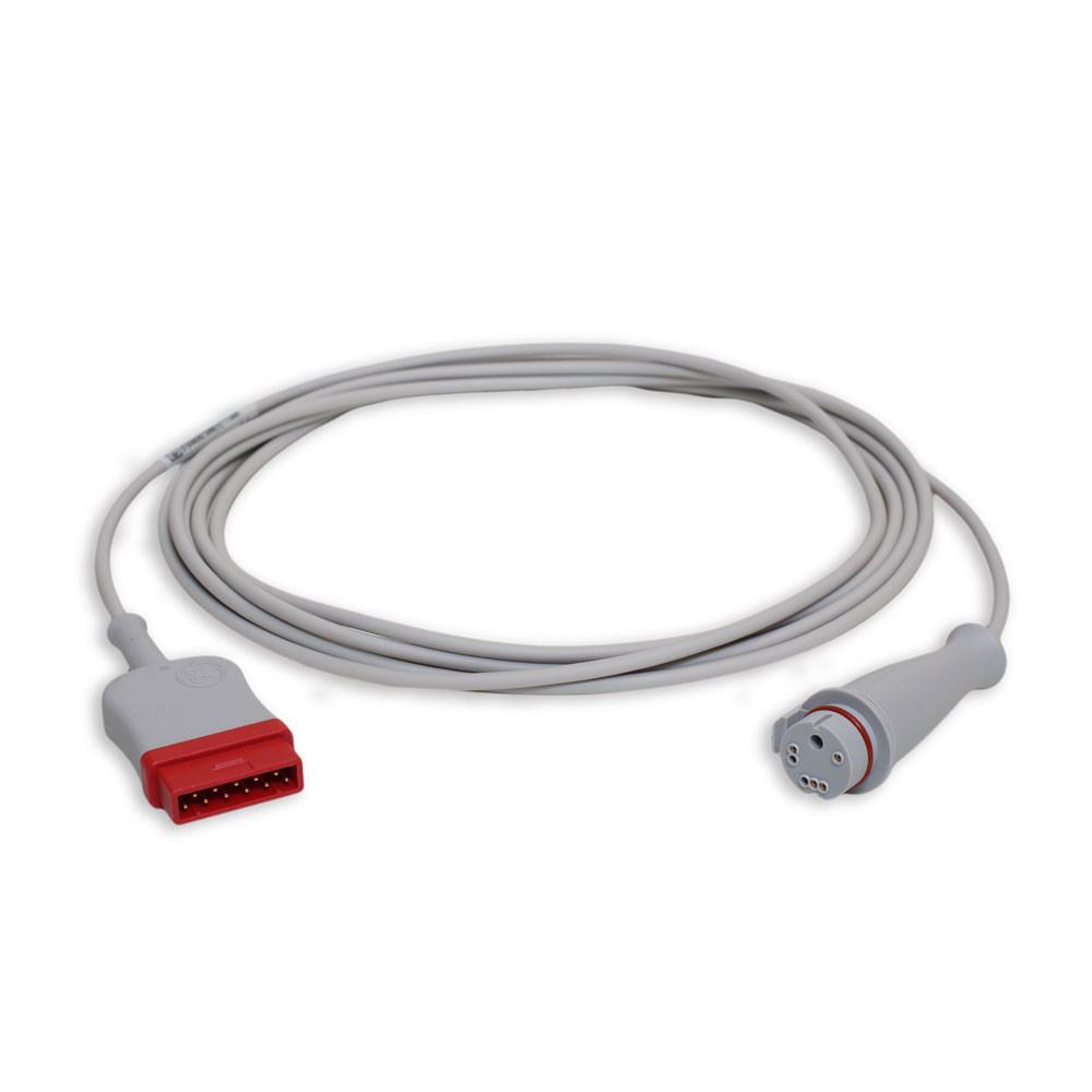 Câble simple pour tête de pression invasive Argon, 3,6m (1/boîte)