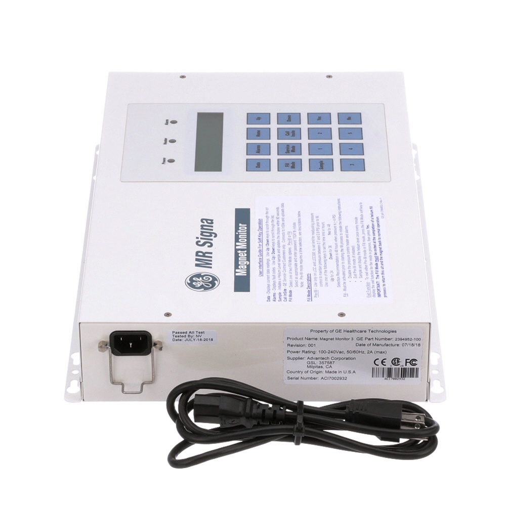 Magnet Monitor MAGNET MONITOR 3 - RoHS 2394952-100-R, Magnetic Resonance Imaging (MRI ...