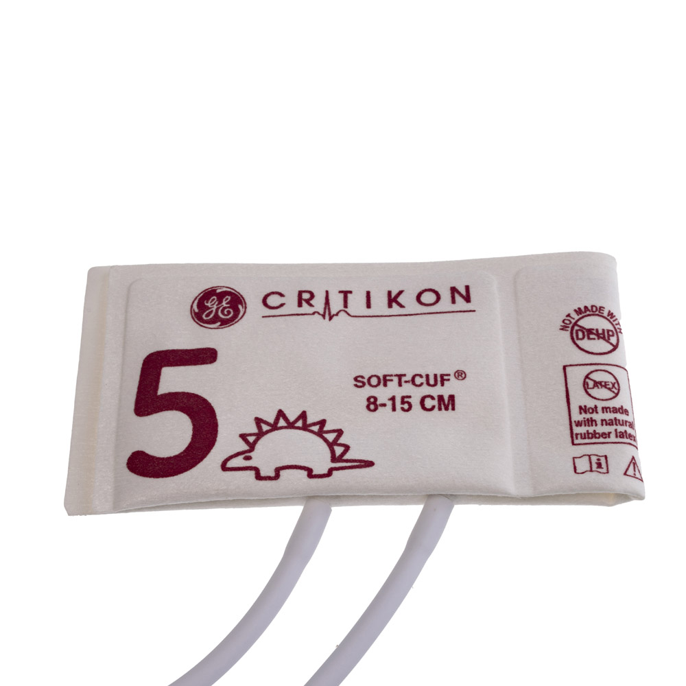 Brassard Néo-natal SOFT-CUF- Taille #5 / 8-15cm -2-Tubes Luer-Slip Male - 20/ boite Brassard Néo-natal SOFT-CUF- Taille #5 / 8-15cm -2-Tubes Luer-Slip Male - 20/ boite