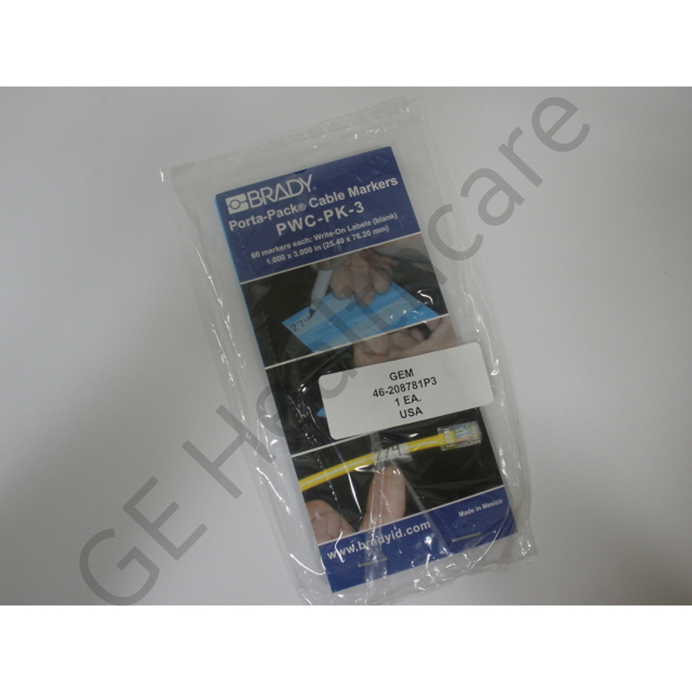 Write on Label for Marking Cables White Adhesive Backed