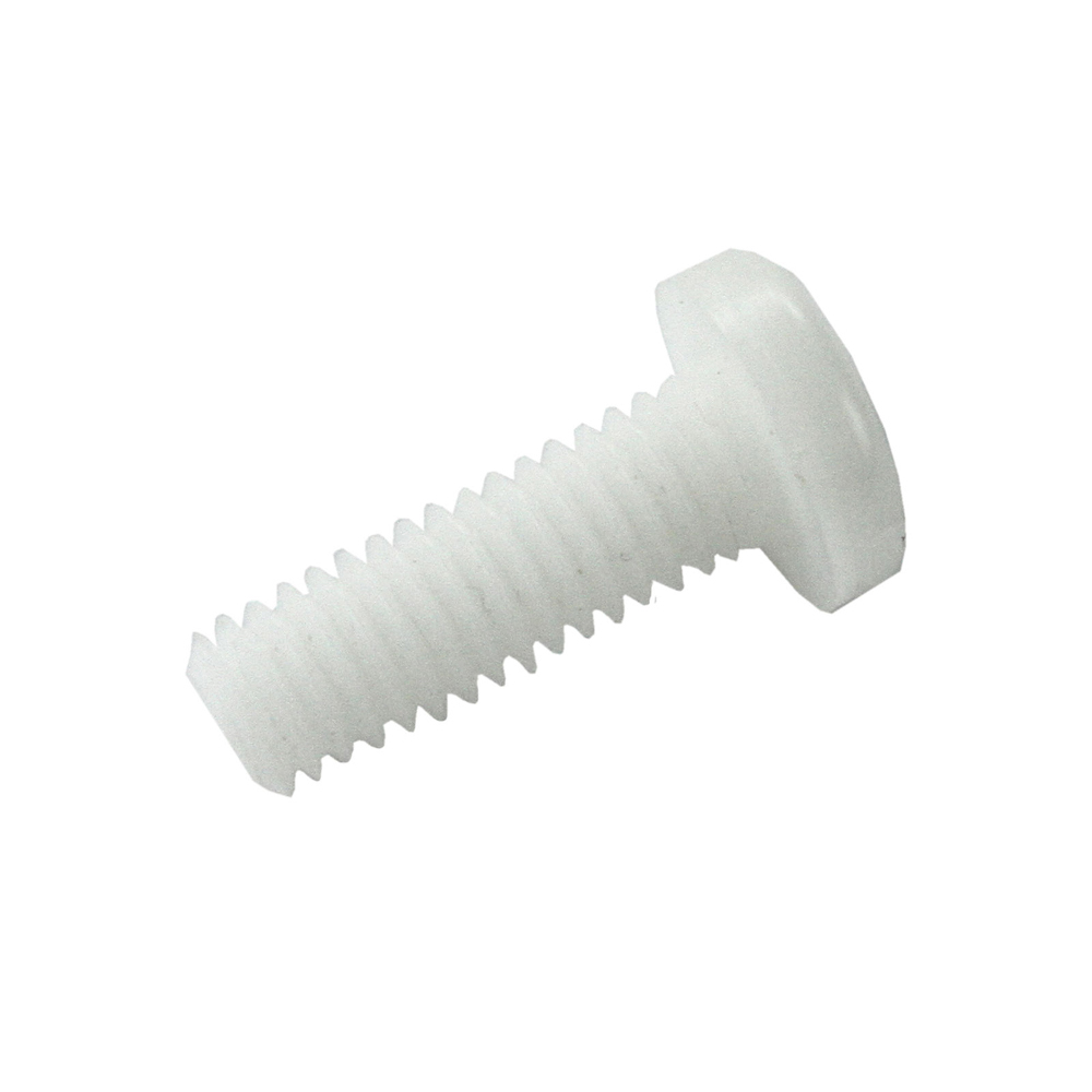 #5/16-18 X 1 inch Slotted Pan Head Delrin Screw #5/16-18 X 1 inch Slotted Pan Head Delrin Screw