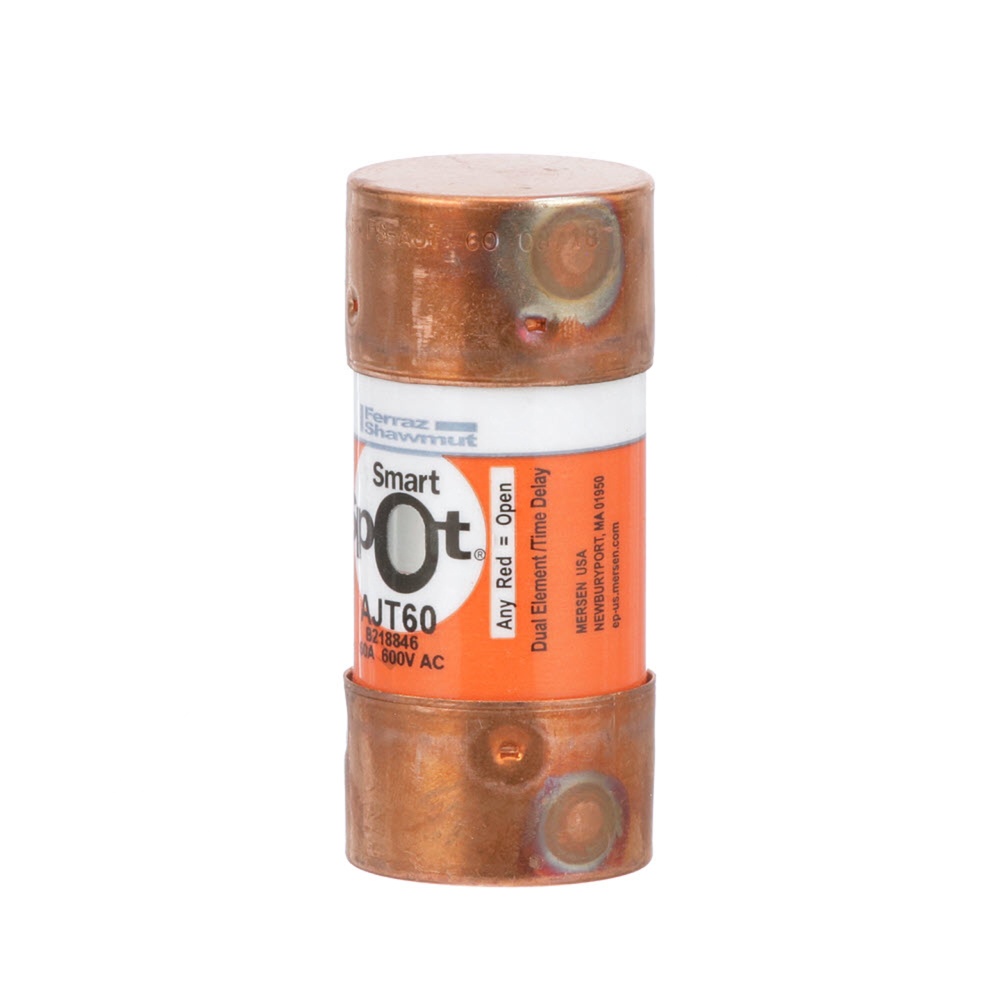 60A, 600 V, 27x60mm Time Delay Fuse for Mains Disconnect Panel 60A, 600 V, 27x60mm Time Delay Fuse for Mains Disconnect Panel