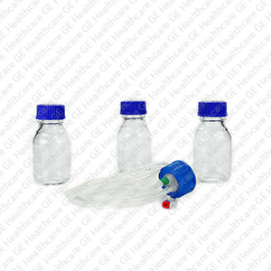 Box of 3 vials for 250 ml waste recovery with 1 cap