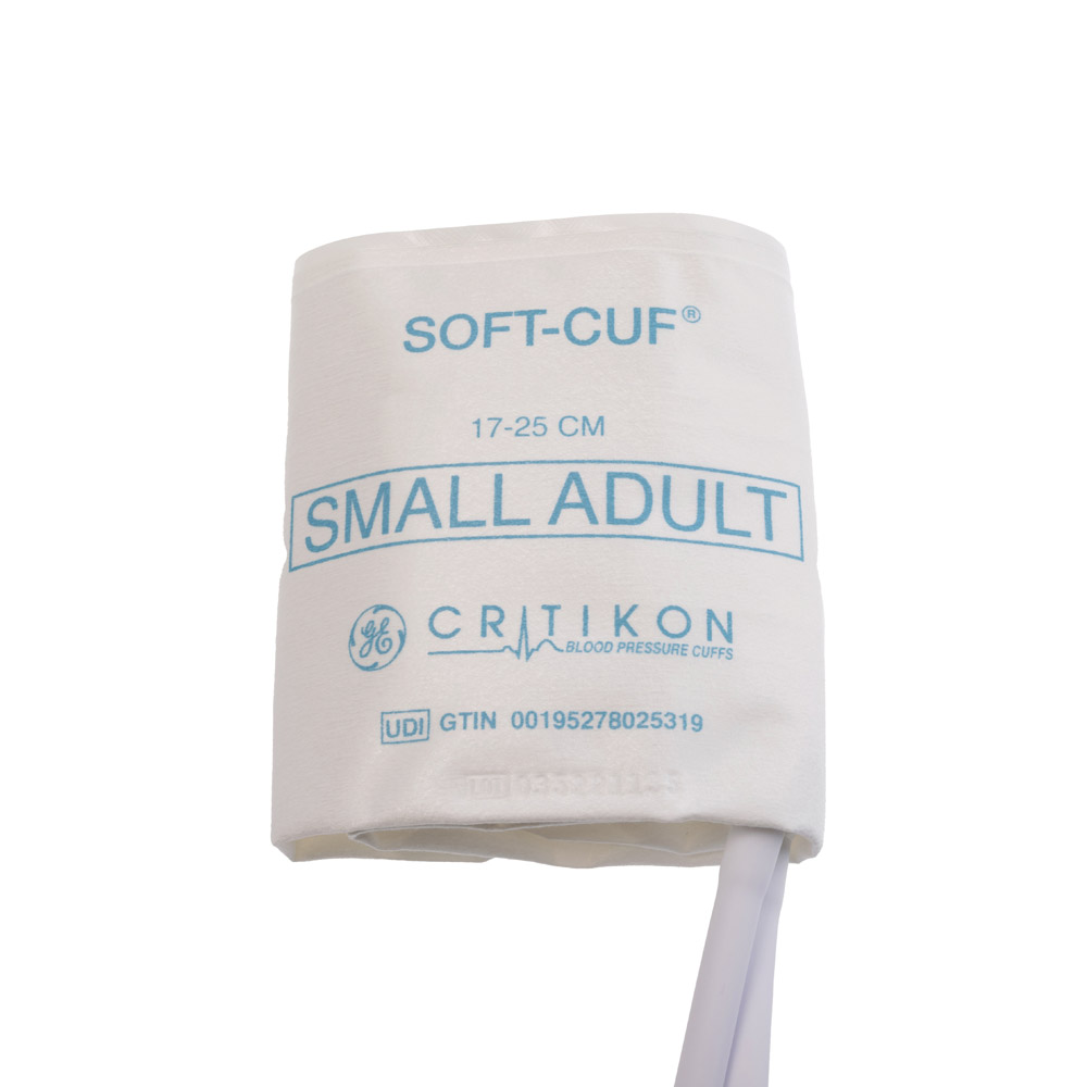 Brassard SOFT-CUF, adultes de petite taille, connecteur DINACLICK à 2 tubes, 17 - 25 cm, 20/boîte