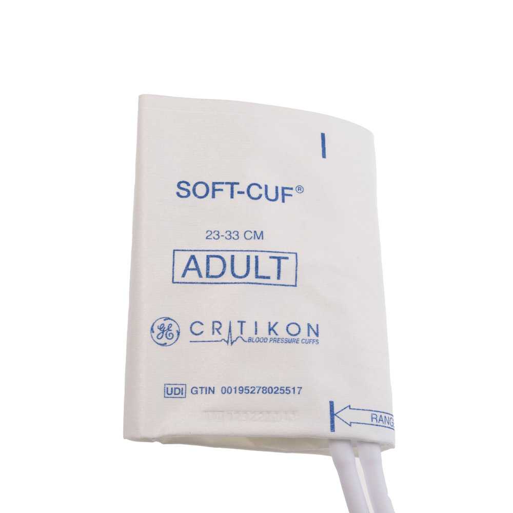 Brassard SOFT-CUF, adultes, connecteur DINACLICK à 2 tubes, 23 - 33 cm, 20/boîte